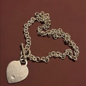 Silver Heart Pendant Necklace